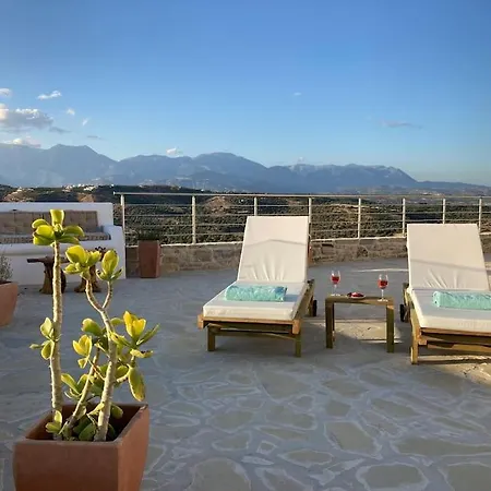 Levanta - Stilvolle, Geraeumige Luxus-steinvilla Ebenerdig Spektakulaere Aussicht Durchdachter Komfort In Toplage Sonnenuntergang Infinity-pool Privatsphaere Apartment Pitsidia