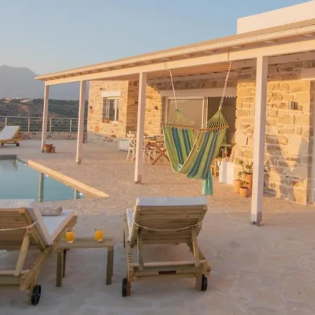 Levanta - Stilvolle, Geraeumige Luxus-steinvilla Ebenerdig Spektakulaere Aussicht Durchdachter Komfort In Toplage Sonnenuntergang Infinity-pool Privatsphaere Pitsidia